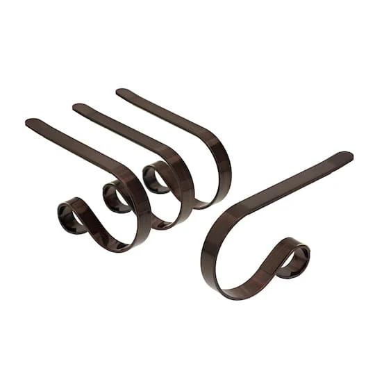 Original MantleClip® Oil-Rubbed Bronze Stocking Holders, 4ct. 3 Original MantleClip® Oil-Rubbed Bronze Stocking Holders, 4ct.