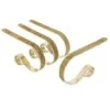 Original MantleClip® Gold Glitter Stocking Holders, 4ct. -Michaels X-Mas Decor D349603S 1