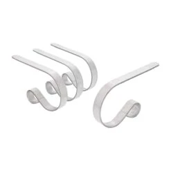 Original MantleClip® Galvanized Stocking Holders, 4ct.