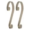 Haute Decor Stocking Scroll® Pewter Stocking Holders, 2ct. 1 Haute Decor Stocking Scroll® Pewter Stocking Holders, 2ct. -Michaels X-Mas Decor D349629S 1