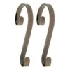Haute Decor Stocking Scroll® Holly Embossed Oil-Rubbed Bronze Stocking Holders, 2ct. -Michaels X-Mas Decor D349630S 1