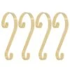 Haute Decor Stocking Scroll® Brass Stocking Holders, 4ct. -Michaels X-Mas Decor D349640S 1