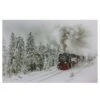 Northlight Winter Woods Train Fiber Optic & LED Lighted Canvas Wall Art 1 Northlight Winter Woods Train Fiber Optic & LED Lighted Canvas Wall Art -Michaels X-Mas Decor D361844S 1