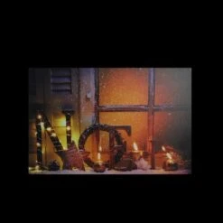 Northlight Noel & Flickering Candles Christmas LED Lighted Canvas Wall Art -Michaels X-Mas Decor D361850S 2