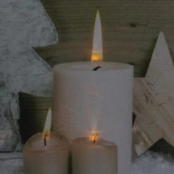 Northlight LED Lighted Flickering Candles And Winter Wooden Trees Canvas Wall Art -Michaels X-Mas Decor D361854S 2