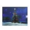 Northlight LED Lighted Decorated Christmas Tree At Night With Stars Canvas Wall Art -Michaels X-Mas Decor D361859S 1