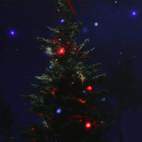 Northlight LED Lighted Decorated Christmas Tree At Night With Stars Canvas Wall Art 6 Northlight LED Lighted Decorated Christmas Tree At Night With Stars Canvas Wall Art - Image 4