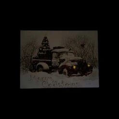 Northlight LED Lighted Merry Christmas Pepsi Cola Delivery Truck Canvas Wall Art -Michaels X-Mas Decor D361875S 2