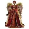 Santa's Workshop 16" Red & Gold Angel Tree Topper -Michaels X-Mas Decor D362251S 1