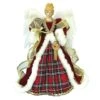 Santa's Workshop 16" Red Plaid Angel Tree Topper -Michaels X-Mas Decor D362258S 1
