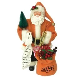 Santa's Workshop 12" Oklahoma State Santa -Michaels X-Mas Decor D362287S 1 1