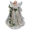 Santa's Workshop 16" Silver & Gray Angel Tree Topper 2 Santa's Workshop 16" Silver & Gray Angel Tree Topper -Michaels X-Mas Decor D362297S 1