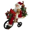 Santa's Workshop 19" Cycling Santa -Michaels X-Mas Decor D362374S 1