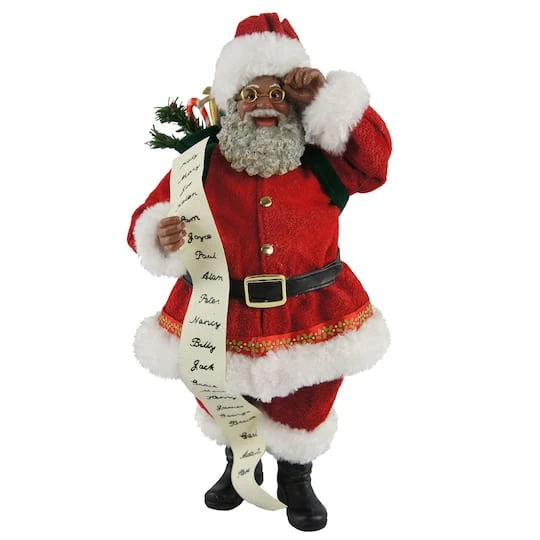 Santa's Workshop 10" Traditional Santa With List Figurine 3 Santa's Workshop 10" Traditional Santa With List Figurine