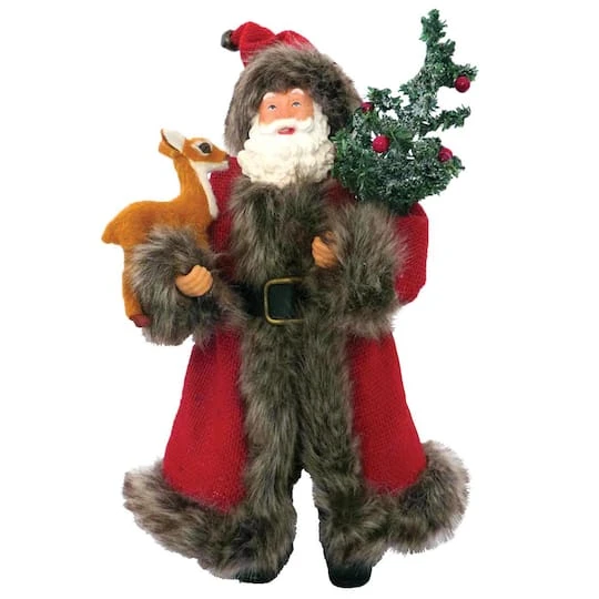 Santa's Workshop 12" Little Friend & Santa Figurine 3 Santa's Workshop 12" Little Friend & Santa Figurine