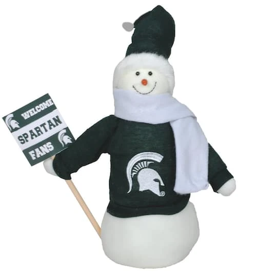 Santa's Workshop 12'' Michigan State Snowman Fan Figurine 3 Santa's Workshop 12'' Michigan State Snowman Fan Figurine