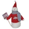 Santa's Workshop 12'' Ohio State Snowman Fan Figurine 2 Santa's Workshop 12'' Ohio State Snowman Fan Figurine -Michaels X-Mas Decor D362429S 1