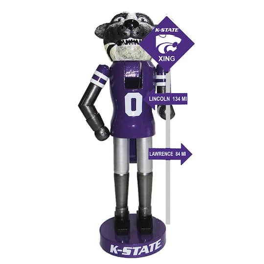 Santa's Workshop 12" Kansas State Wildcats Rivalry Nutcracker 4 Santa's Workshop 12" Kansas State Wildcats Rivalry Nutcracker - Image 2