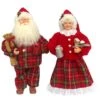 Santa's Workshop 15" Plaid Pajama Clauses Set -Michaels X-Mas Decor D362465S 1