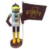 Santa's Workshop 12" Iowa State Mascot Nutcracker