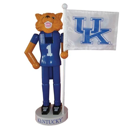 Santa's Workshop 12" Kentucky Mascot & Flag Nutcracker 3 Santa's Workshop 12" Kentucky Mascot & Flag Nutcracker