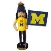 Santa's Workshop 12" Michigan Mascot & Flag Nutcracker