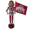 Santa's Workshop 12" Ohio State Mascot & Flag Nutcracker 1 Santa's Workshop 12" Ohio State Mascot & Flag Nutcracker -Michaels X-Mas Decor D362531S 1