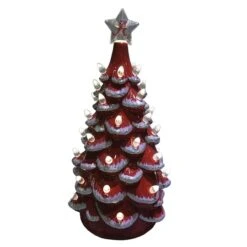 Santa's Workshop 14" NCAA College Team Ceramic LED Christmas Tree University Of Alabama -Michaels X-Mas Decor D362543S 1 1