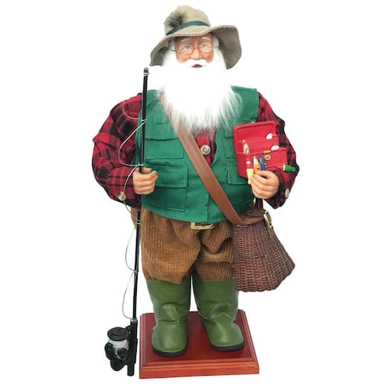 Santa's Workshop 24" Grandpa Fishing Claus 3 Santa's Workshop 24" Grandpa Fishing Claus