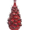 Santa's Workshop 14" NCAA College Team Ceramic LED Christmas Tree North Carolina State University