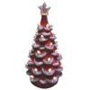 Santa's Workshop 14" NCAA College Team Ceramic LED Christmas Tree University Of Oklahoma -Michaels X-Mas Decor D362583S 1