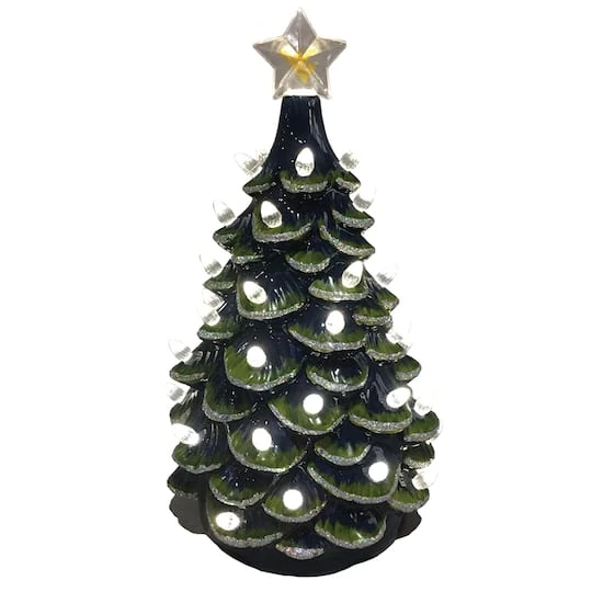 Santa's Workshop 14" NCAA College Team Ceramic LED Christmas Tree West Virginia University 3 Santa's Workshop 14" NCAA College Team Ceramic LED Christmas Tree West Virginia University