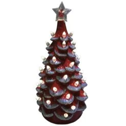 Santa's Workshop 14" NCAA College Team Ceramic LED Christmas Tree Washington State University -Michaels X-Mas Decor D362588S 1 1