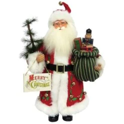 Santa's Workshop 15.5" Merry Christmas Santa Claus Figure