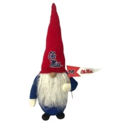Santa's Workshop 12" College Football Gnome Mississippi Ole Miss 7 Santa's Workshop 12" College Football Gnome Mississippi Ole Miss -Michaels X-Mas Decor D362652S 1 1
