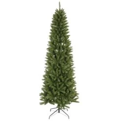 7.5ft. Unlit Slim Artificial Christmas Tree 5 7.5ft. Unlit Slim Artificial Christmas Tree -Michaels X-Mas Decor D362675S 1 1