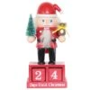 Santa's Workshop 6" Santa Countdown Nutcracker -Michaels X-Mas Decor D362743S 1