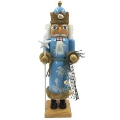 Santa's Workshop 14.5" Coastal King Nutcracker