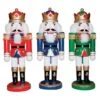 Santa's Workshop 10" Kings Nutcracker Set 2 Santa's Workshop 10" Kings Nutcracker Set -Michaels X-Mas Decor D362793S 1