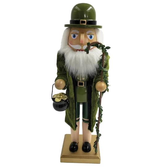 Santa's Workshop 14" Leprechaun Nutcracker 4 Santa's Workshop 14" Leprechaun Nutcracker - Image 2