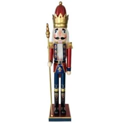 Santa's Workshop 60" Bejeweled King Nutcracker -Michaels X-Mas Decor D362804S 1 1