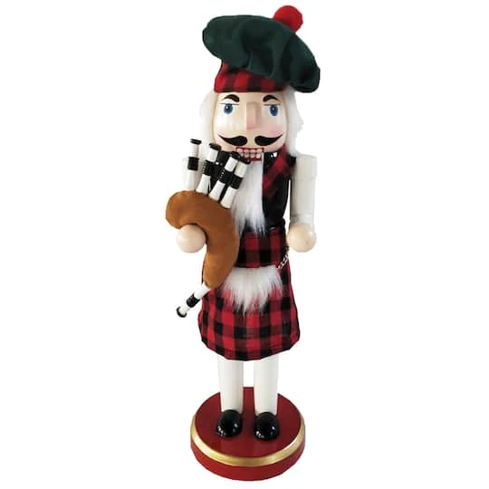 Santa's Workshop 14" Scottish Bagpiper Nutcracker 4 Santa's Workshop 14" Scottish Bagpiper Nutcracker - Image 2