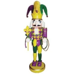 Santa's Workshop 15" Mardi Gras Nutcracker