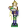 Santa's Workshop 14.5" Mardi Gras King Nutcracker -Michaels X-Mas Decor D362851S 1