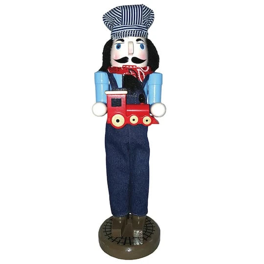 Santa's Workshop 14" Train Conductor Nutcracker 3 Santa's Workshop 14" Train Conductor Nutcracker