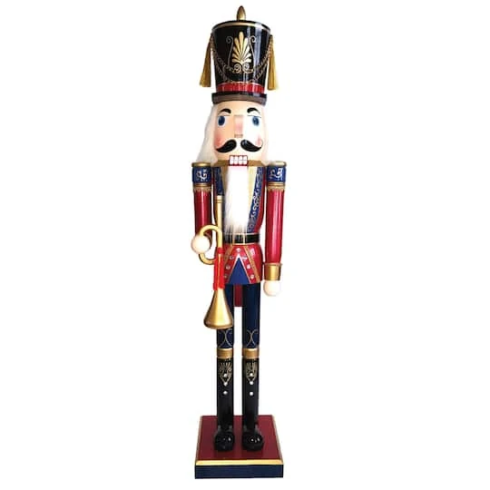 Santa's Workshop 60" Royal Bugler Nutcracker 4 Santa's Workshop 60" Royal Bugler Nutcracker - Image 2