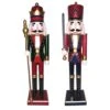 Santa's Workshop 24" King & Guard Nutcracker Set