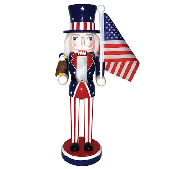 Santa's Workshop 14" Stars & Stripes Nutcracker 4 Santa's Workshop 14" Stars & Stripes Nutcracker - Image 2