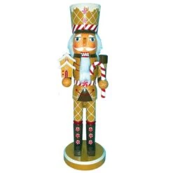 Santa's Workshop 14" Gingerbread Soldier Nutcracker -Michaels X-Mas Decor D362889S 1 1