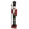Santa's Workshop 60" Red & Green Royal Guard Nutcracker -Michaels X-Mas Decor D362890S 1